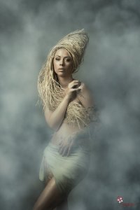 Girl in sky