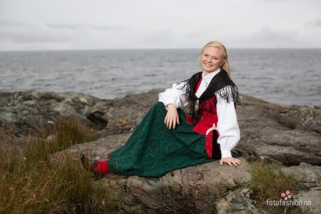 Klassisk konfirmant portrett